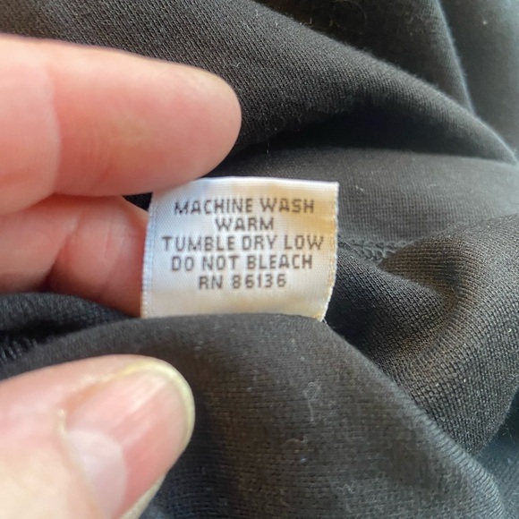 Bryn Walker Tunic Top Black L Modal Blend Lagenlook Boho Minimalist Layering - Picture 6 of 8